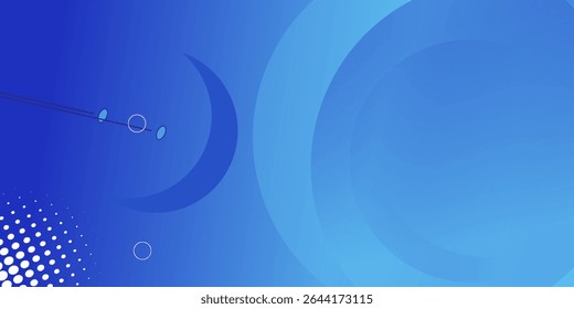  Fondo abstracto, varios círculos con gradaciones y azul brillante
