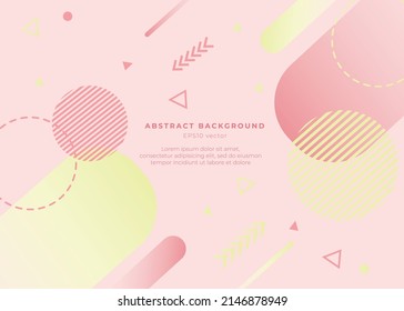 abstract background with various figures