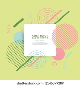 abstract background with various figures