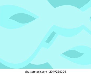 abstract background with various forms of ornaments