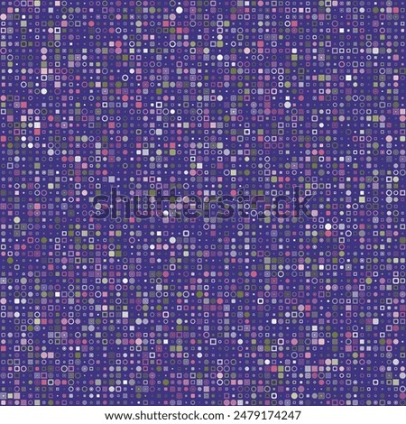 Abstract background. Various geometric shapes in multiple colors. Violet, Lavender, Plum, Charcoal, Orchid. Marvelous vector illustration.