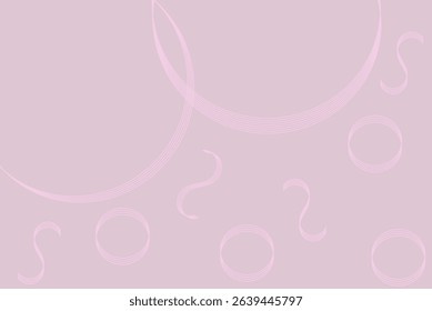 Abstract background of various interpolated lines and shapes, with a soft purple background