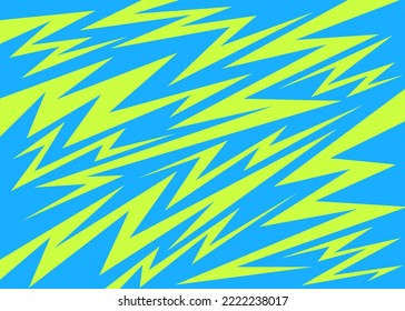 Abstract background with various lightning and arrow pattern