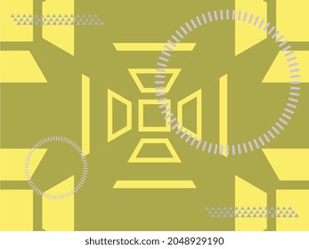 Abstract background with various ornaments and has several colors