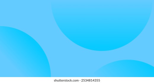 Abstract background with various shades of blue, featuring overlapping circular and curved shapes, creating a sense of depth and fluidity. Vector illustration