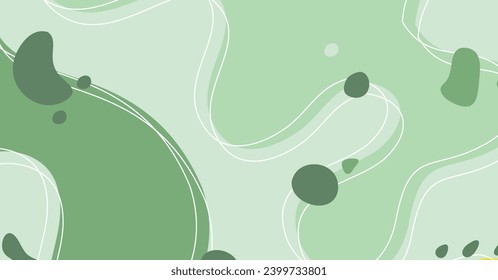 Abstract background various shapes and doodle objects pastel color. Trendy modern contemporary vector illustration.