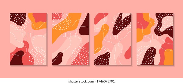 Abstract background with various shapes and textures. Vector illustration suitable for prints, notebooks, flyers, banners, invitations, branding, covers and much more.