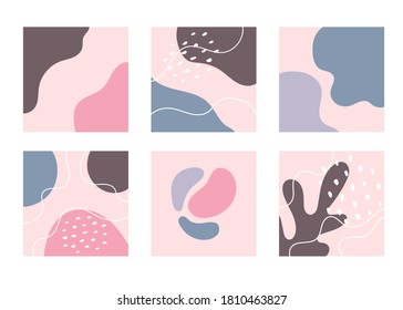 Fondo abstracto con varias formas y texturas. Ilustración vectorial adecuada para historias en medios sociales, impresiones, folletos, banners, telas, invitaciones, marcas, portadas y más.