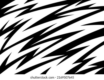 Abstract background with various sharp and arrow pattern