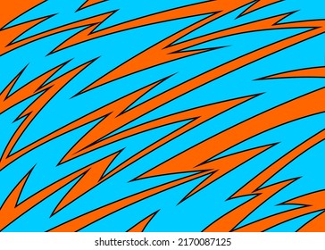 Abstract background with various sharp and arrow pattern