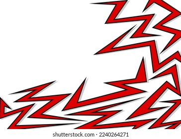 Abstract background with various sharp lines pattern and with some copy space area