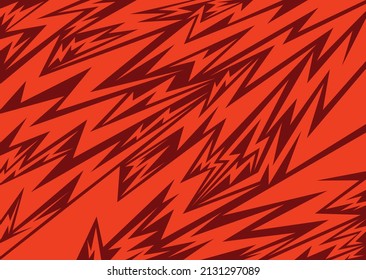 Abstract background with various sharp, zigzag and lightning pattern