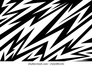 Abstract background with various sharp, zigzag and arrow pattern