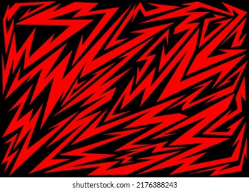 Abstract background with various sharp, zigzag and arrow pattern
