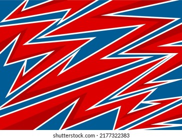 Abstract background with various sharp, zigzag and arrow pattern