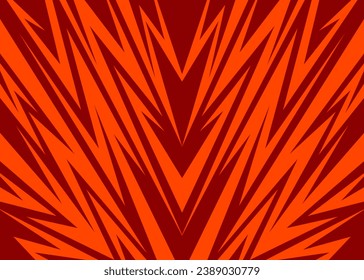 Abstract background with various sharp, zigzag and arrow pattern