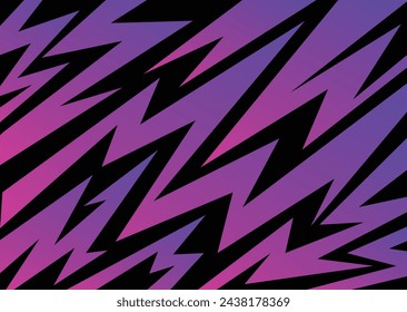 Abstract background with various sharp, zigzag and arrow pattern