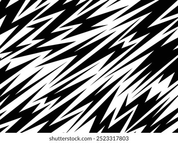 	
Abstract background with various sharp, zigzag and lightning pattern	