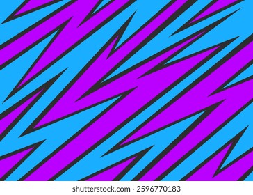 Abstract background with various sharp, zigzag and arrow pattern