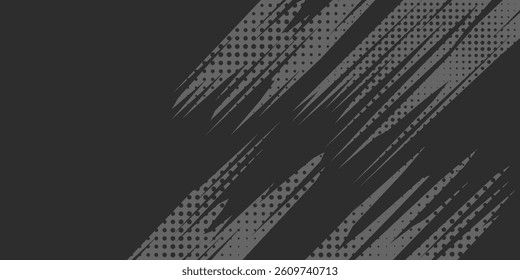 Abstract background with various sharp, zigzag and arrow pattern