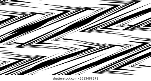Abstract background with various sharp, zigzag and lightning pattern