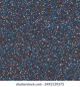 Abstract background. Various styled circles in multiple colors. Dark blue, light gray, purple, teal. Grand vector illustration.