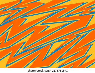 Abstract background with various zigzag and arrow pattern