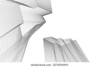 Abstract background vector 3d illustration