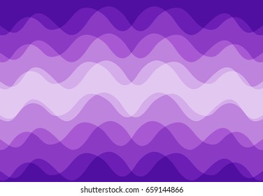 Abstract background vector along the purple wave that overlap.