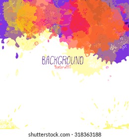 Abstract background. Vector art. Blots.