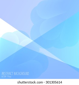 Abstract background. Vector art. Blue.