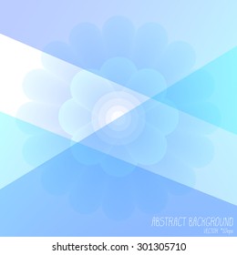 Abstract background. Vector art. Blue.