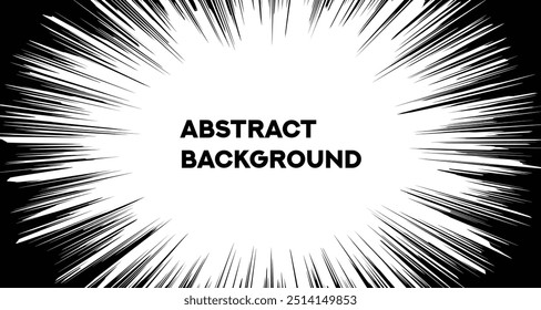 Resumo. Vetor abstrato preto sunburst e design de papel de parede raio. moderno luz raio sol arte vintage fundo textura fundo.