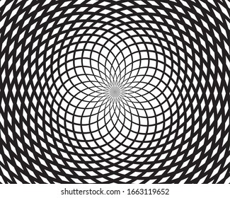 Abstract background vector. Black and white pattern. Ornament template for print page poster, web design element.