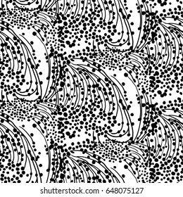 Abstract  background, vector with black and white