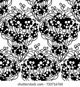 Abstract  background, vector with black and white