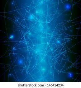 Abstract background vector blue design