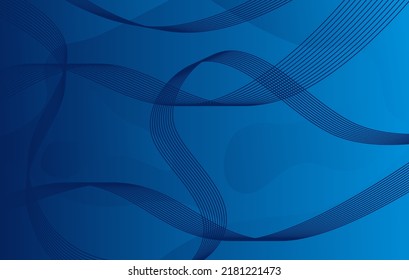 Abstract background vector blue line, simple design for layout banner or web design
