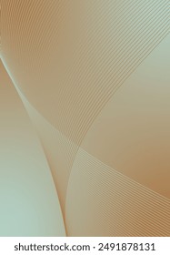 Abstract background vector blue, orange with dynamic waves for business. Futuristic technology backdrop with network wavy lines. Premium template with stripes, gradient mesh for banner, poster.