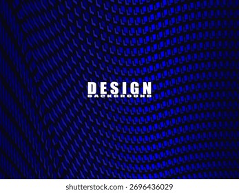 Abstract background vector with blue square wave pattern over dark colors, creating a modern and futuristic effect suitable for presentation design, posters, banners and professional graphic elements.