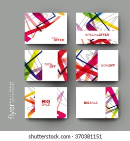 abstract background vector brochure template. Flyer Layout. Creative modern design