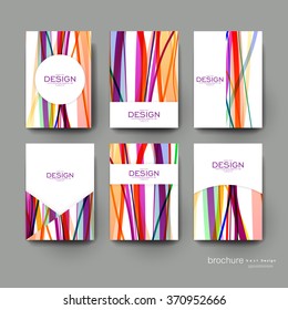 abstract background vector brochure template. Flyer Layout. Creative modern design