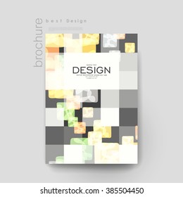 abstract background vector brochure template. Flyer Layout. Creative modern design