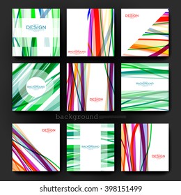 abstract background vector brochure template. Flyer Layout. Creative modern design