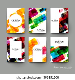 abstract background vector brochure template. Flyer Layout. Creative modern design