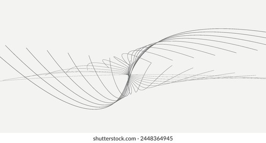 abstract background with vector business lines.