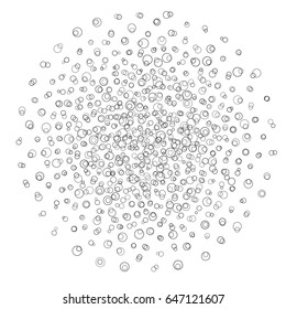 Abstract Background with vector Circle Shapes