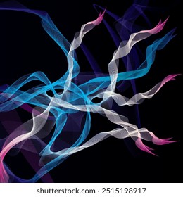 abstract background vector with color lines