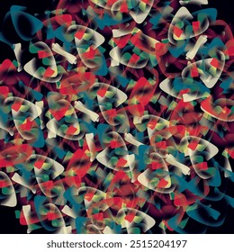 Vector de fondo abstracto con líneas de color