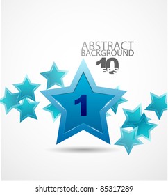 Abstract background. Vector color stars